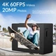 Экшн-камера Icefox I8 / 20Мп / 4K / 60fps / 170° / Wi-Fi / Влагозащищенная / Ударостойкая / Пылезащищенная / Черная Б/В - изображение 2