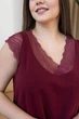 Комплект домашний с ночнушкой батал Км1110н Марсала, 3XL - изображение 2