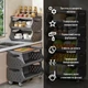 Стеллаж Sticker Wall универсальный для хранения пятиярусный 60*30*123см SW-00002261 - изображение 5