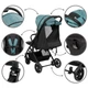 Дитяча коляска прогулянкова Kidwell Colmer Royal Green, 4576 - зображення 8