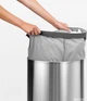 Бак для белья Brabantia двухсекционный 55 л Matt Steel (105029) - изображение 6