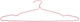 Набор вешалок для одежды Idea Home 39.4х21х0.3 см 8 шт Pink (6707233) - изображение 4