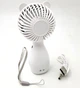 Вентилятор аккумуляторный мини с ручкой USB диаметр 6см высота 13см Handy Mini Fan JX-998 белый - изображение 5