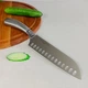 Сталевий ніж Santoku 17.5 см - зображення 2