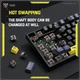 Игровая проводная клавиатура Onikuma G52 USB With RGB Wired Mechanical Keyboard 82 Keys |ENG раскладка, механическая, геймерская, компактная, USB, RGB-подсветка, 82 клавиши, широкая совместимость| Черный - изображение 5