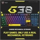 Игровая проводная клавиатура механическая Onikuma G38 |ENG раскладка| с RGB подсветкой - изображение 3