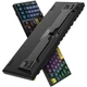 Игровая проволочная клавиатура Onikuma G38 Three Color Wired Mechanical Keyboard 98 Keys |раскладка ENG, механическая, Brown Switch, геймерская, проводная, USB, RGB-подсветка, 98 клавиш, широкая совместимость| Черный - изображение 5