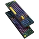 Игровая проволочная клавиатура Onikuma G38 Three Color Wired Mechanical Keyboard 98 Keys |раскладка ENG, механическая, Brown Switch, геймерская, проводная, USB, RGB-подсветка, 98 клавиш, широкая совместимость| Черный - изображение 4