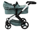 Коляска для ляльок Bayer Design Xeo 2 в 1 Зелена (4003336170580) - зображення 4