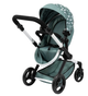 Коляска для ляльок Bayer Design Xeo 2 в 1 Зелена (4003336170580) - зображення 8