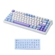 Геймерская механическая клавиатура ATTACK SHARK X85 White, ENG + наклейки UA\RU - изображение 1