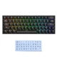 Механическая клавиатура на магнитных переключателях IROK ND63 Pro Black с RGB подсветкой, ENG + наклейки UA\RU - изображение 1