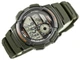 Спортивные мужские часы Casio электронные с полимерным ремешком кварцевые Зеленые (33-102-Ae-1000W-3Avef) - изображение 2