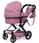 Wózek dla lalek Bayer Design Xeo 2 w 1 Różowy (4003336418965) - obraz 2