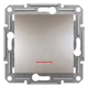 Переключатель одноклавишный с подсветкой Schneider Electric бронза EPH1500169 - изображение 1