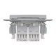 Розетка компьютерная двойная 5e UTP Asfora Schneider Electric алюминий EPH4400161 - изображение 4