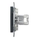 Розетка двойная компьютерная 6e UTP Asfora Schneider Electric антрацит EPH4800171 - изображение 3