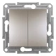 Переключатель двухклавишный Schneider Electric бронза EPH0600169 - изображение 1