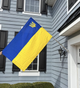 Прапор України IDEIA Габардин з вишивкою 90х135 см (4820182658389) - зображення 11