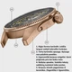 Чоловічий Класичний Швейцарський Наручні Часи AVIATOR V.1.37.2.292.4 - зображення 4