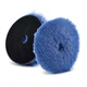 Полірувальний круг з отвором гібридна шерсть Lake Country Blue Hybrid Wool 150мм (HYB-159) - изображение 1