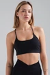 Жіночий Спортивний Топ З Ефектом Push Up Without Fitness L/XL Black - зображення 1