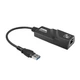 Мережева карта USB 3.0 - Ethernet RJ45 LАN 10/100 Мбіт/с перехідник / мережевий адаптер для ноутбука і комп'ютера, чорний (105138545) - зображення 6