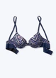 Бюстгальтер женский в цветочки Victoria's Secret Pink Синий А-288 80B - изображение 2
