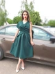 Сукня жіноча на одне плечі однотонна Asos Зелена 10937 M/ на укр. 44-46 - зображення 7