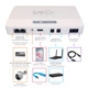 Power Bank WGP 20800 mAh 30W: USB-A 5V (QC 3.0) / POE 24V (0.5A)/48V (1A) + LAN 1000 Mbps / Два разъема DC 12V/9V (поддержка до 2A) для Wi-Fi роутера, камеры видеонаблюдения, POE: инжектора, коммутатора, Switch, HUB / Кабель DC/DC - изображение 3