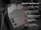 Килимки Weathertech Grey для Ford Escape; Mazda Tribute; Mercury Mariner (mkII)(2 fixing post)(1 row) 2010-2012 automatic (WT 463541) - зображення 3