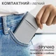 Картхолдер візитниця картківниця GDragon Home кардхолдер для кредитних дисконтних банківських карт візиток документів металевий кишеньковий з висувним механізмом кнопкою RFID захистом кишенею для грошей під картки алюмінієвий Сірий 125_4_0_4 - зображення 2