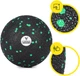 Масажний м'яч Cornix XR-0127 EPP Ball 8 см Чорний/Зелений - зображення 4