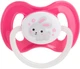 Пустышка латексная круглая Canpol Babies Bunny & Company 0-6 мес Розовая (23/277_pin_new) - изображение 1