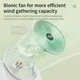 Вентилятор настольный USB Mini Desk fan аккумуляторный портативный белый - изображение 8