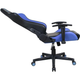 Игровое кресло GameMax нагрузка до 120кг экокожа Black/Blue (GCR09 Blue) - изображение 4