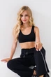 Топ для дівчинки Nicoletta 573451-6 10-11 років Чорний - зображення 1