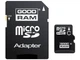 Карта пам'яті GOODRAM 16 GB microSDHC UHS-I Class10 + SD-adapter (M1AA-0160R12) - изображение 1