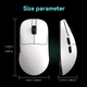 Мышь игровая Ajazz AJ159P MC 12000DPI/PAW3311/Wireless/Bluetooth Белая - изображение 3