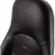 Кресло геймерское NOBLECHAIRS ICON Real Leather Black компьютерное эргономичное - изображение 5