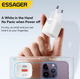 Блок для зарядки телефона Essager 20 Вт вход Type C и USB белый - изображение 4