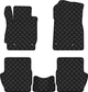 Коврики из экокожи EVAtech ECO в салон авто для 2 (DE) Mazda 2007-2014 2 поколения Htb EU Экокожа черная с черной нитью черный кант (MZ21230C5VL4BBB) - изображение 1