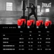 Боксерские перчатки Everlast PROSTYLE 2 BOXING GLOVE красный Уни 10 унций - изображение 6