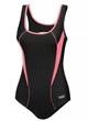 Купальник закрытый для женщин Aqua Speed KATE 61573 черный, оранжевый Женщины 44 413-34 - изображение 1