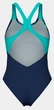Купальник жіночий суцільний Arena Dreamhline Swimsuit V Back (UV 50+) 36 Синій,бірюзовий (008328-780-36) - зображення 4