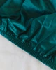 Комплект постільної білизни DreamCraftedBedding «Плин» смарагдовий півтораспальний 150x215 Сатин - зображення 5