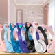 Беспроводные Bluetooth наушники P47 с кошачьими ушками Cat Ear и LED подсветкой - изображение 3