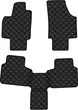 Коврики из экокожи EVAtech ECO в салон авто для Atlas 6 seats Volkswagen 2016 1 поколение SUV USA Экокожа черная с черной нитью черный кант (VW13212ZG3AV4BBB) - изображение 1