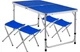 Стол и стулья Folding Table T-02 Синий для дома, для отдыха, для дачи, для кемпинга, для похода - изображение 1