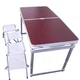 Стол и стуль Folding Table T-02 Коричневый - изображение 3